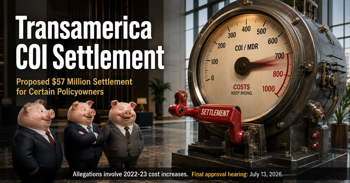 Transamerica Life Insurance MDR Settlement 2026 -- At Least $200, No Claim to File