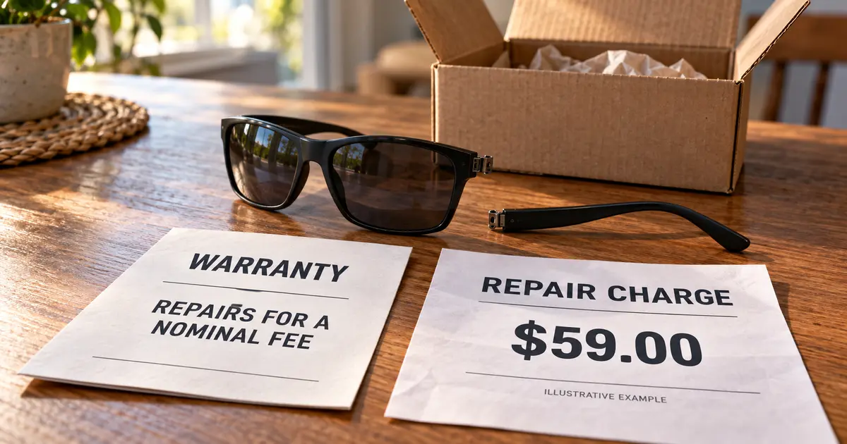 Cash Payment: Costa Sunglasses Repair Fee Settlement (Florida)