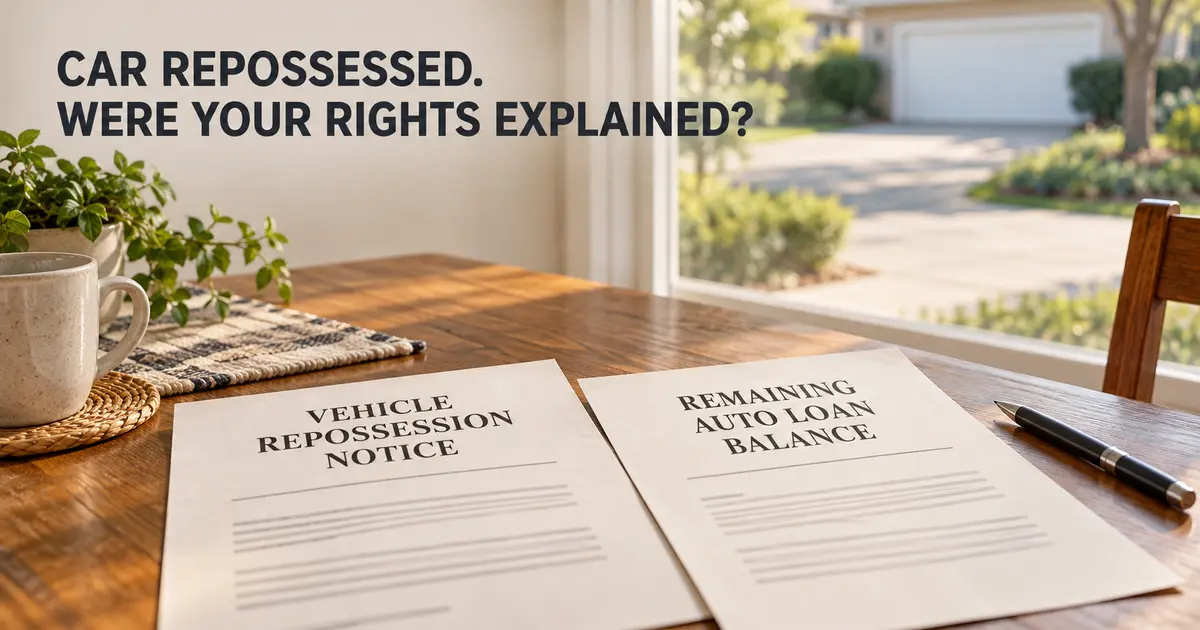 Est. $1,067 Avg. Check: Hughes Credit Union Repo Settlement