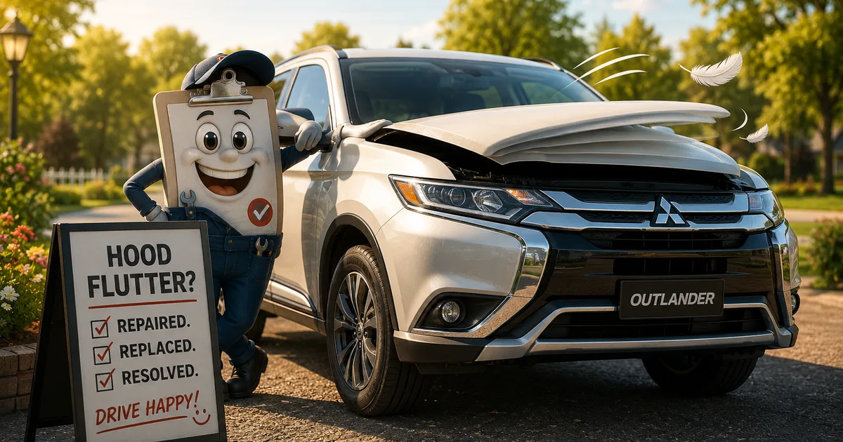 Mitsubishi Outlander Hood Flutter Settlement 2026 -- Free Repairs and Up to $4,595 Back